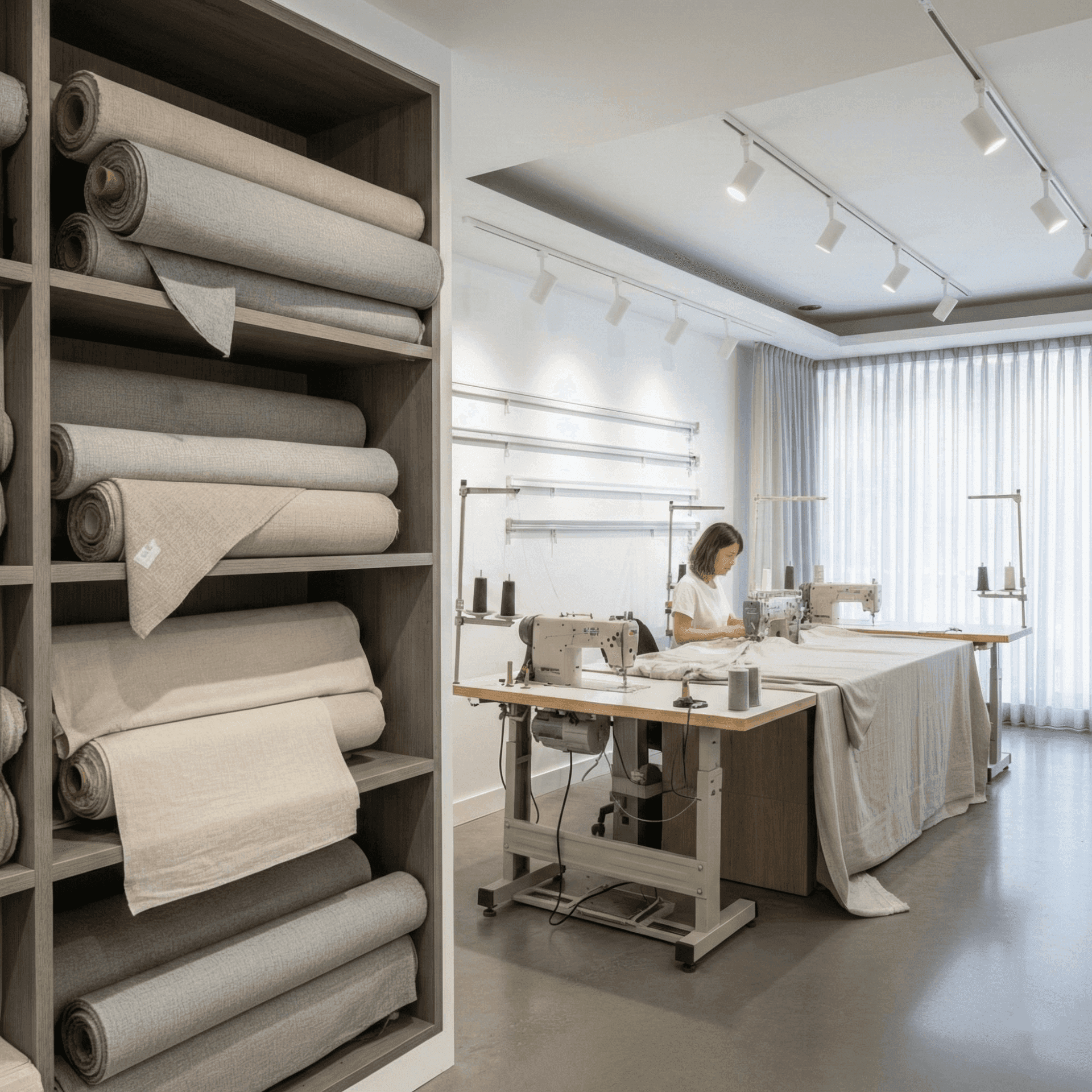 Drape Works workshop and showroom